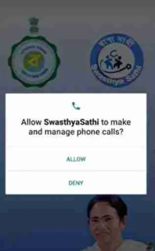 Allow Swasthya Sathi to make and manage phone calls