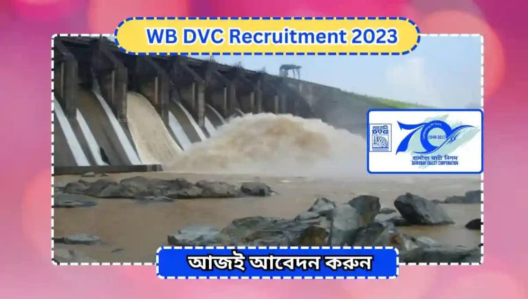 WB DVC Recruitment 2023: 56,100 টাকা বেতনে রাজ্যে DVC তে  প্রচুর মাত্রায় কর্মী নিয়োগ চলছে 