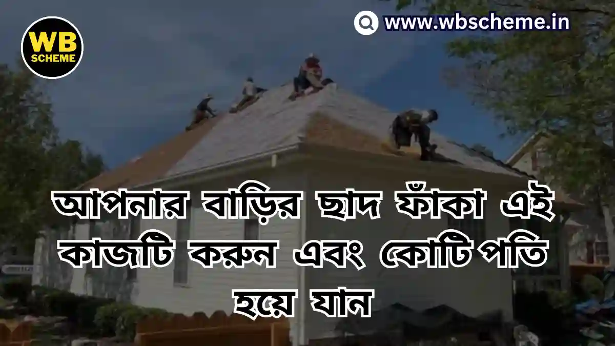 আপনার বাড়ির ছাদ ফাঁকা এই কাজটি করুন এবং কোটিপতি হয়ে যান