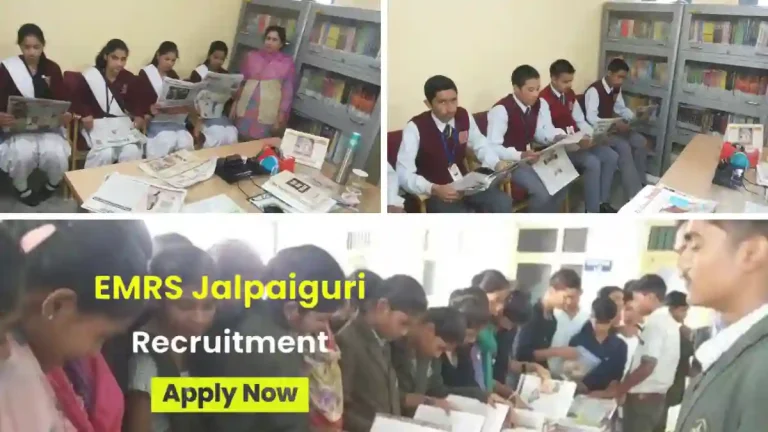 Eklavya Model Residential School Nagrakata Recruitment, রাজ্যের স্কুলে শিক্ষক নিয়োগ