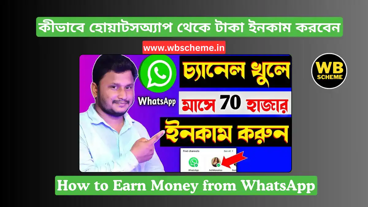 কীভাবে হোয়াটসঅ্যাপ থেকে টাকা ইনকাম করবেন, How to Earn Money from WhatsApp